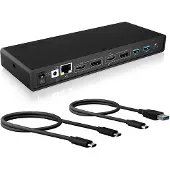 Icy Box ICYBOX USB-C 13-in-1 USB 3.0 Type-A + Type-C Dock met PD 65W