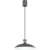 Globo Grijze hanglamp Rocha design Ø 40cm