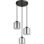 Globo Design Hanglamp Felicia Gunmetal 3 Lichts