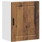 vidaXL Keukenbovenkasten 2 st Porto bewerkt hout oud houtkleurig