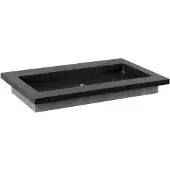 Forzalaqua Wastafel nova doppio gezoet 80.5x51.5x9.5 cm 2 kraangaten