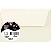 Clairefontaine Pollen enveloppen 90x140 mm naturwit, 20 stuks
