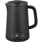 Chiato heatPLAY Groove Elektrische waterkoker, 1,7 L - Zwart