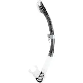 Cressi Alpha Ultra Dry Diving Snorkel Zwart,Zilver