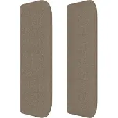 vidaXL Hoofdbord LED 93x16x78/88 cm stof taupe