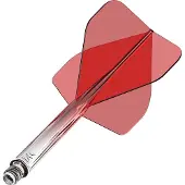 Mission Force 90 Gradient Transparent Red NO2 - Dart Flights