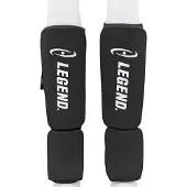 Legend Sports Scheenbeschermers Legend Easy Kids/Volwassenen Zwart Elastisch