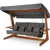 Westmann 4-persoons houten verandaschommel luna 2600 139x260x195 cm