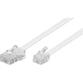 Pro RJ11 naar RJ45 kabel - 6 meter - Wit -