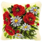 Vervaco Knoopkussen Kit Bloemenboeket -