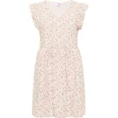 Mymo Jurk duifblauw / groen / rosa / rood