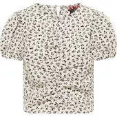 Mymo Blouse zwart / wolwit