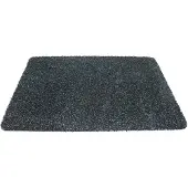 Merkloos Deurmat/droogloopmat - antislip - antraciet - 40 x 60 cm - Deurmatten