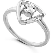 Orphelia 'Santorini' Damesring van 925 Sterling Zilver - Zilver ZR-7570