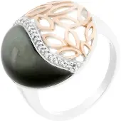 Orphelia Dames 925 Sterling Zilveren Ring - Zilver/Roos ZR-7112
