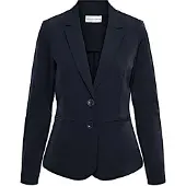 &Co Woman rechtvallende blazer PHILEINE van travelstof marineblauw female | Maat: 40