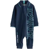 Ted Baker Rompertje/body navy / turquoise / wit