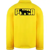 Puma x Maison Kitsune Lange Mouw Gekraagde Gele Herenjas 530430 30