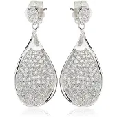 Orphelia Dames 925 Sterling Zilveren Oorbellen - Zilver ZO-5937