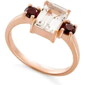 Orphelia 'Fira' Dames 925 Zilveren Ring - Roze ZR-7571/RG