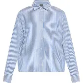Dreimaster Maritim Blouse azuur / wit