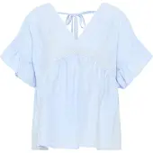 Dreimaster Tuniek pastelblauw / lichtblauw / offwhite