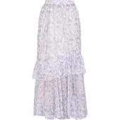 Dreimaster Rok lila / wit