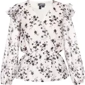 Dreimaster Blouse gemengde kleuren / wit