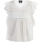 Dreimaster Blouse wolwit