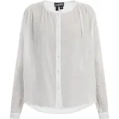 Dreimaster Blouse wolwit