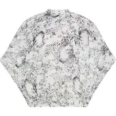 Dreimaster Klassik Blouse zwart / wit