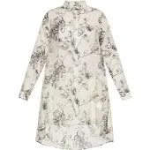 Dreimaster Klassik Blouse zwart / wolwit