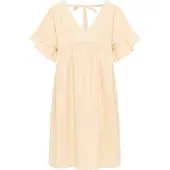 Dreimaster Jurk crème