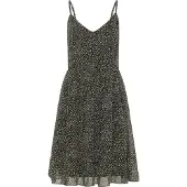 Dreimaster Zomerjurk oranje / zwart / offwhite