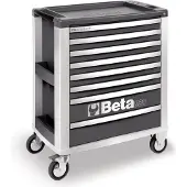 Beta C39/8 Grijs Gereedschapswagen, met 8 laden. - 039000042