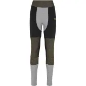 Plein sport Leggings 'Statement' grijs / olijfgroen / zwart