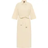 Dreimaster Klassik Blousejurk beige