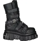New rock Goth Platform leren laarzen-M-MET422-S1