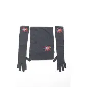 Dolce&Gabbana Women 'DG Loves London' Scarf, Gloves and Beanie Set