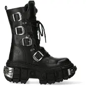 New rock halfhoge gotische leren laarzen-WALL1473-S3