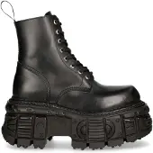 New rock unisex militaire techno-platformlaarzen - M-MILI084N-S5
