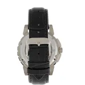 REIGN Philippe automatisch skelet horloge met leren band