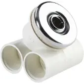 AstralPool 04092 Ø1 1/4 Hot Tub Inlet Front Cover Transparant