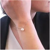 MYC Paris Crystal Pearl Armband - Imitatie Parel