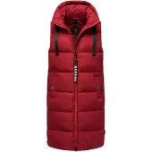 NAVAHOO Bodywarmer 'Schnuffelchen' kersrood / zwart