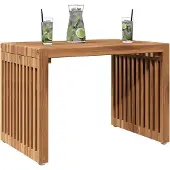 vidaXL Tuin bijzettafel bruin, 50 x 32,5 x 35 cm, massief teakhout