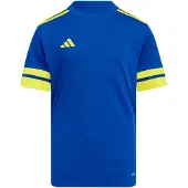 Adidas Functioneel shirt 'Squa25' royal blue/koningsblauw / limoen