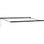 vidaXL Zonnescherm Frame Antraciet 500 × 300 cm Aluminium