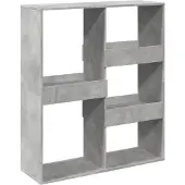 vidaXL Kamerscherm 100x33x115 cm bewerkt hout betongrijs