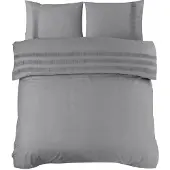Dreamhouse Dekbedovertrek Bali Grey Katoen-140 x 200 / 220 cm | 1-Persoons